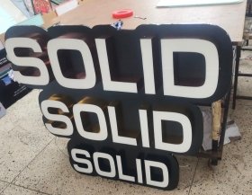 Solid Acrylic Letter